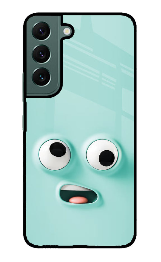 Funny Cartoon Samsung S22 Glass Case