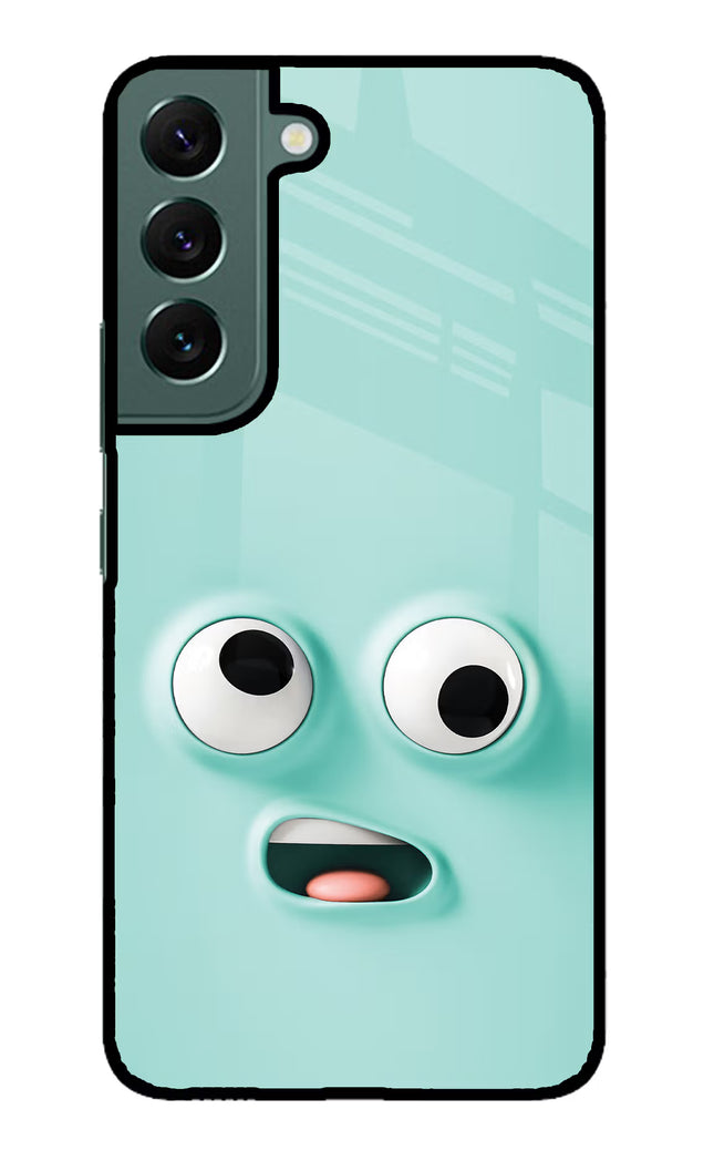 Funny Cartoon Samsung S22 Glass Case
