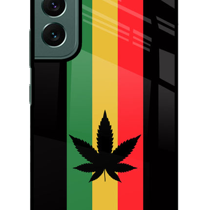 Weed Flag Samsung S22 Glass Case