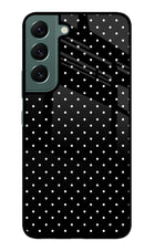 White Dots Samsung S22 Glass Case
