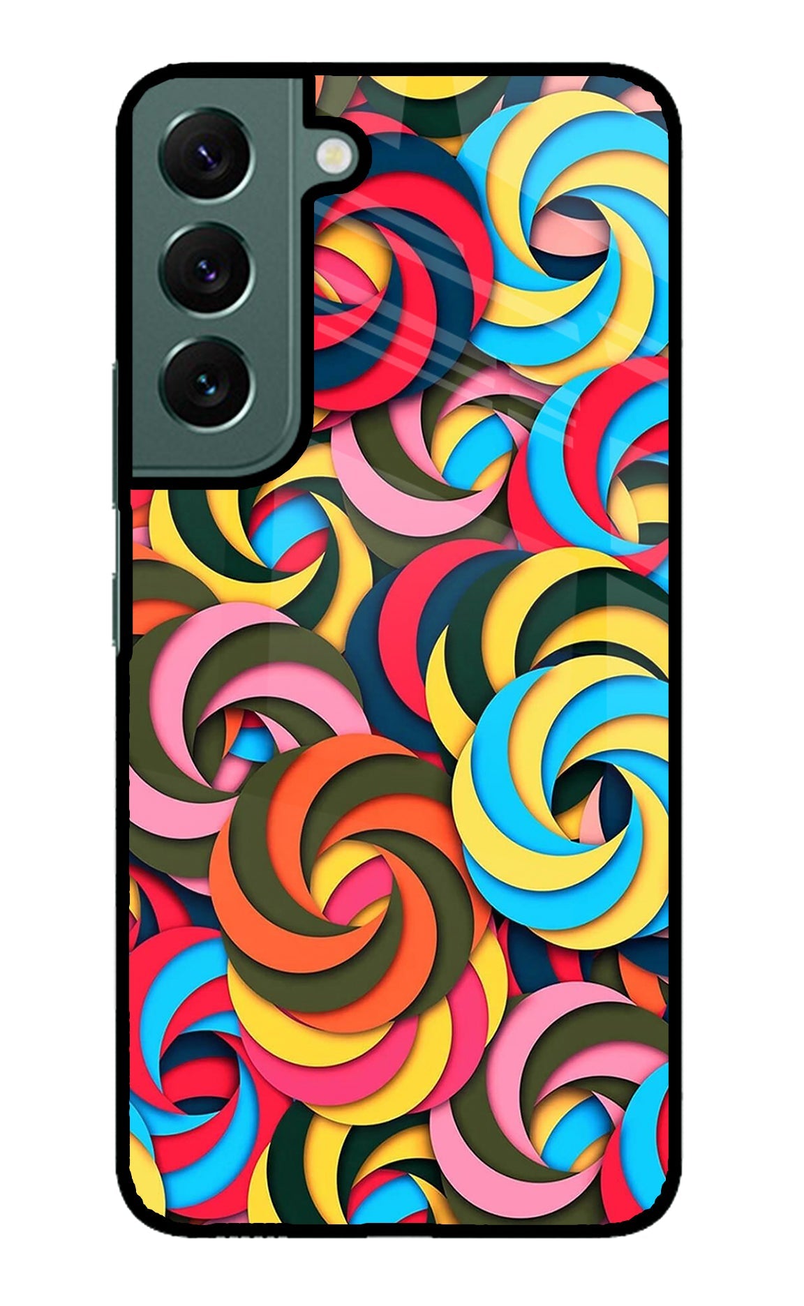 Spiral Pattern Samsung S22 Back Cover