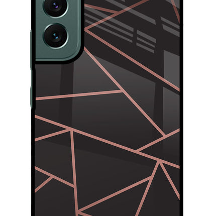 Geometric Pattern Samsung S22 Glass Case