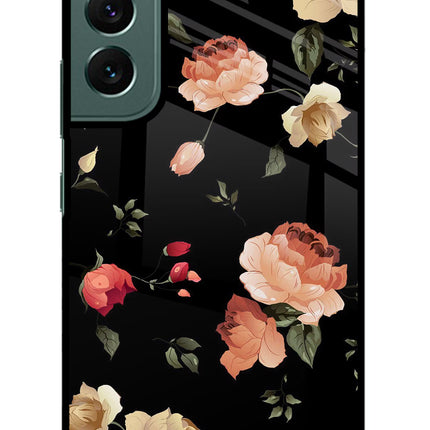 Flowers Samsung S22 Glass Case