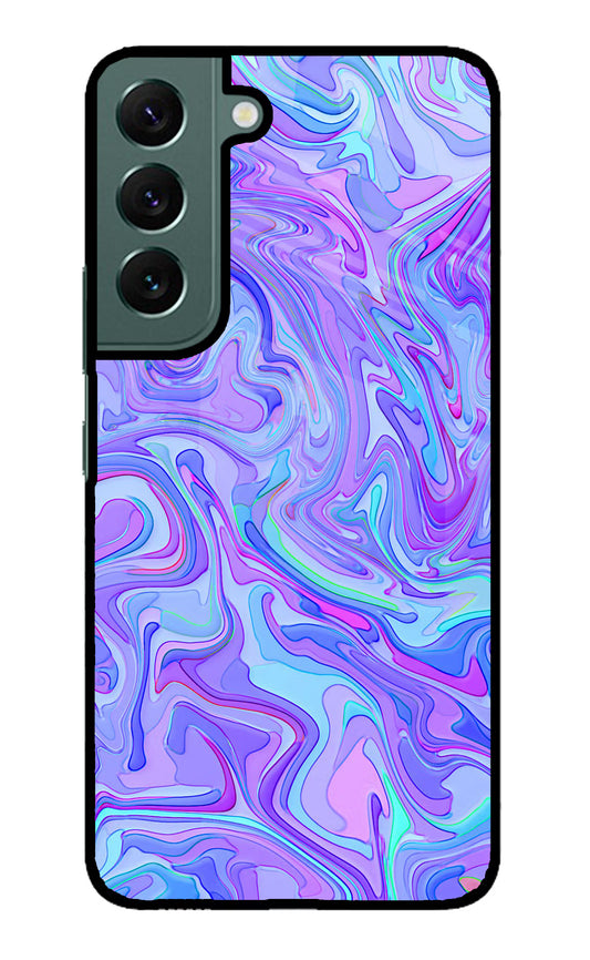 Glitter Samsung S22 Glass Case