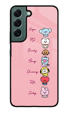 BTS names Samsung S22 Glass Case