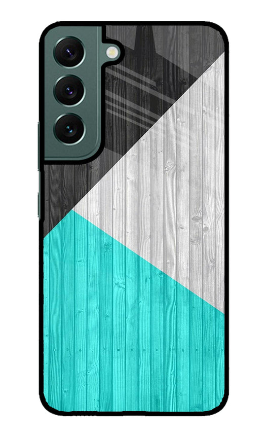Wooden Abstract Samsung S22 Glass Case