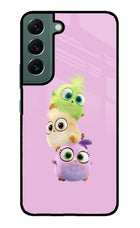 Cute Little Birds Samsung S22 Glass Case