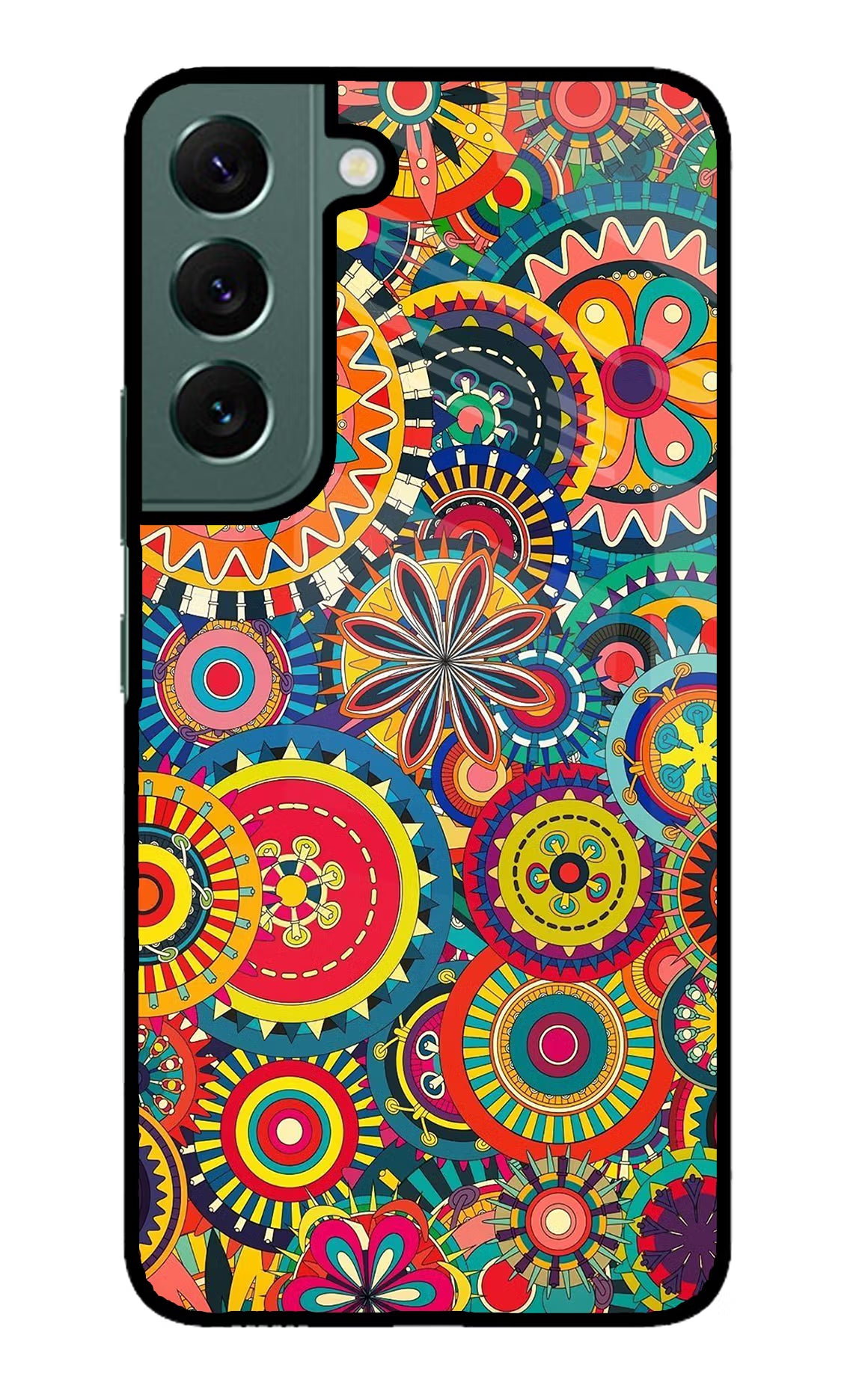 Gol Gol Art Samsung S22 Glass Case Back Cover by Casekaro