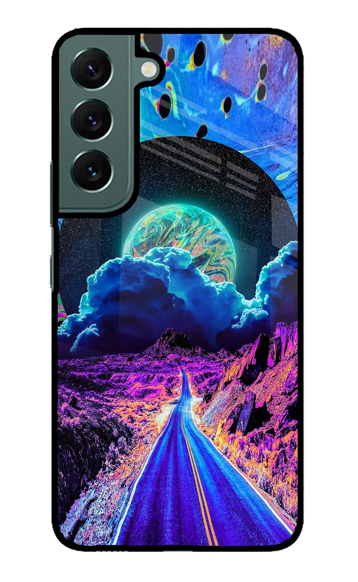 Psychedelic Painting Samsung S22 Back Cover