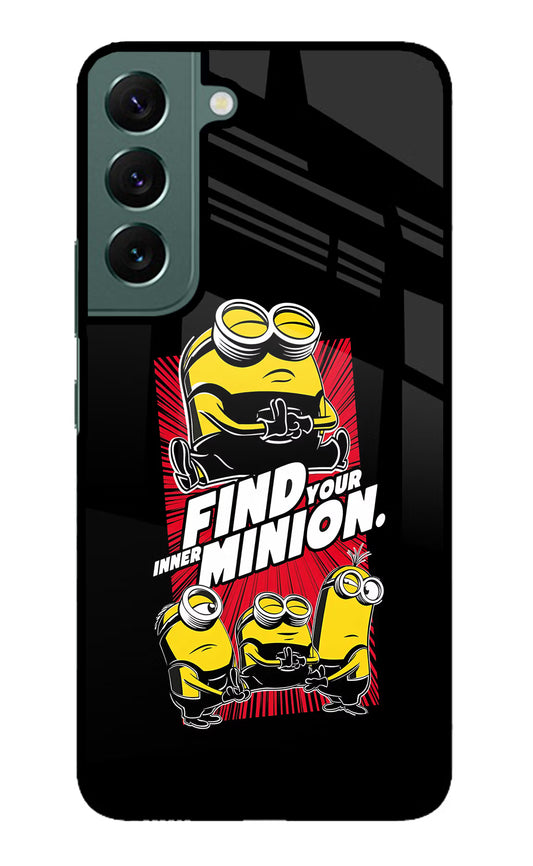 Find your inner Minion Samsung S22 Glass Case