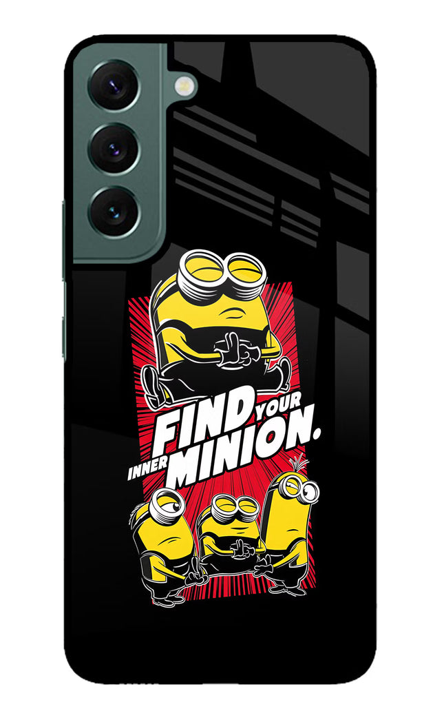 Find your inner Minion Samsung S22 Glass Case