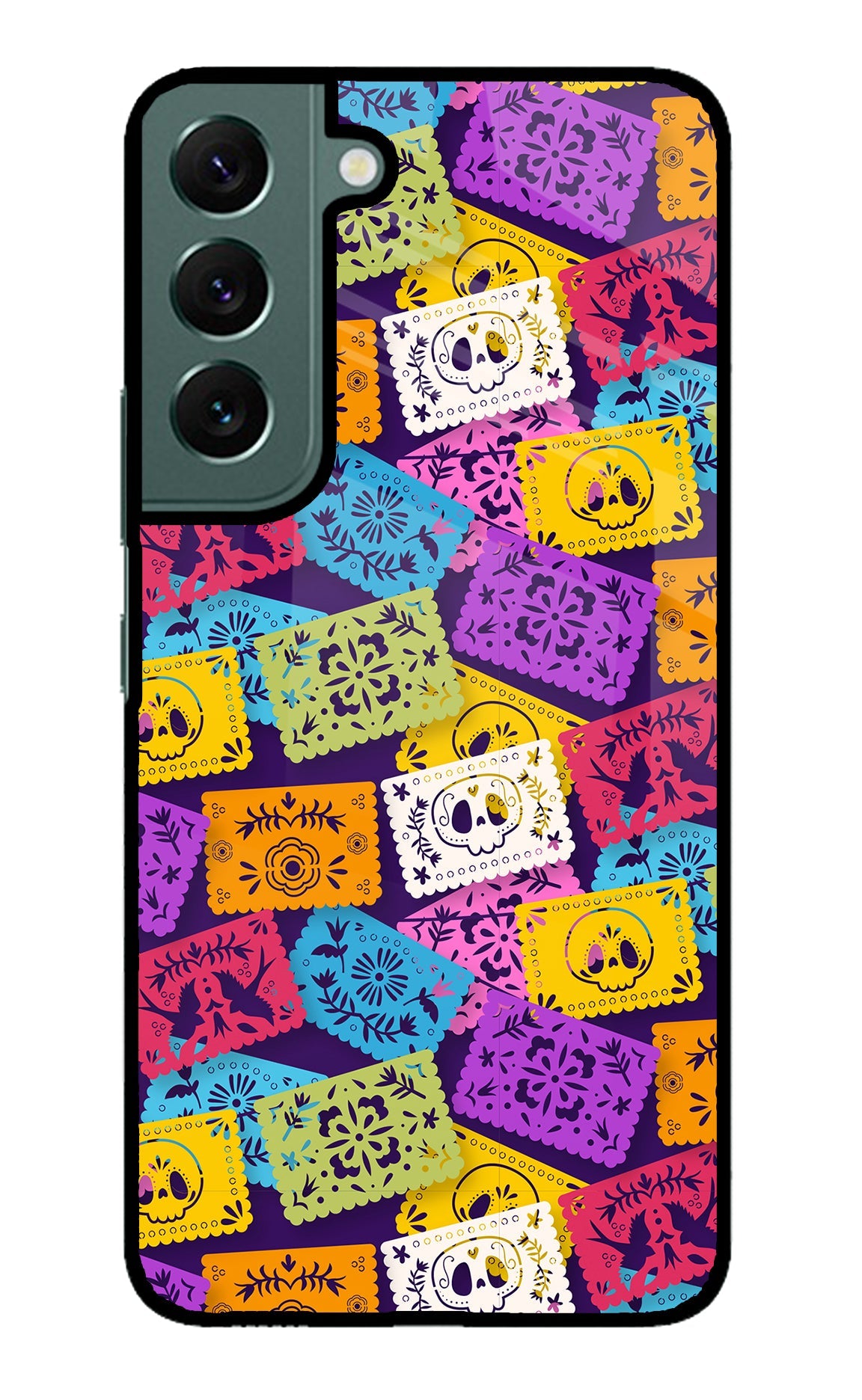 Mexican Pattern Samsung S22 Glass Case