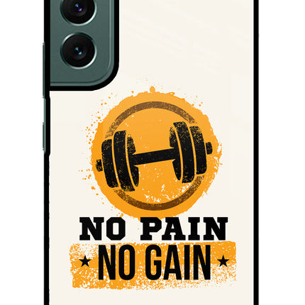 No Pain No Gain Samsung S22 Glass Case