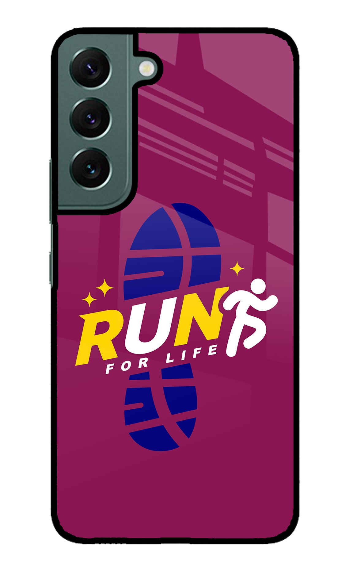 Run for Life Samsung S22 Back Cover