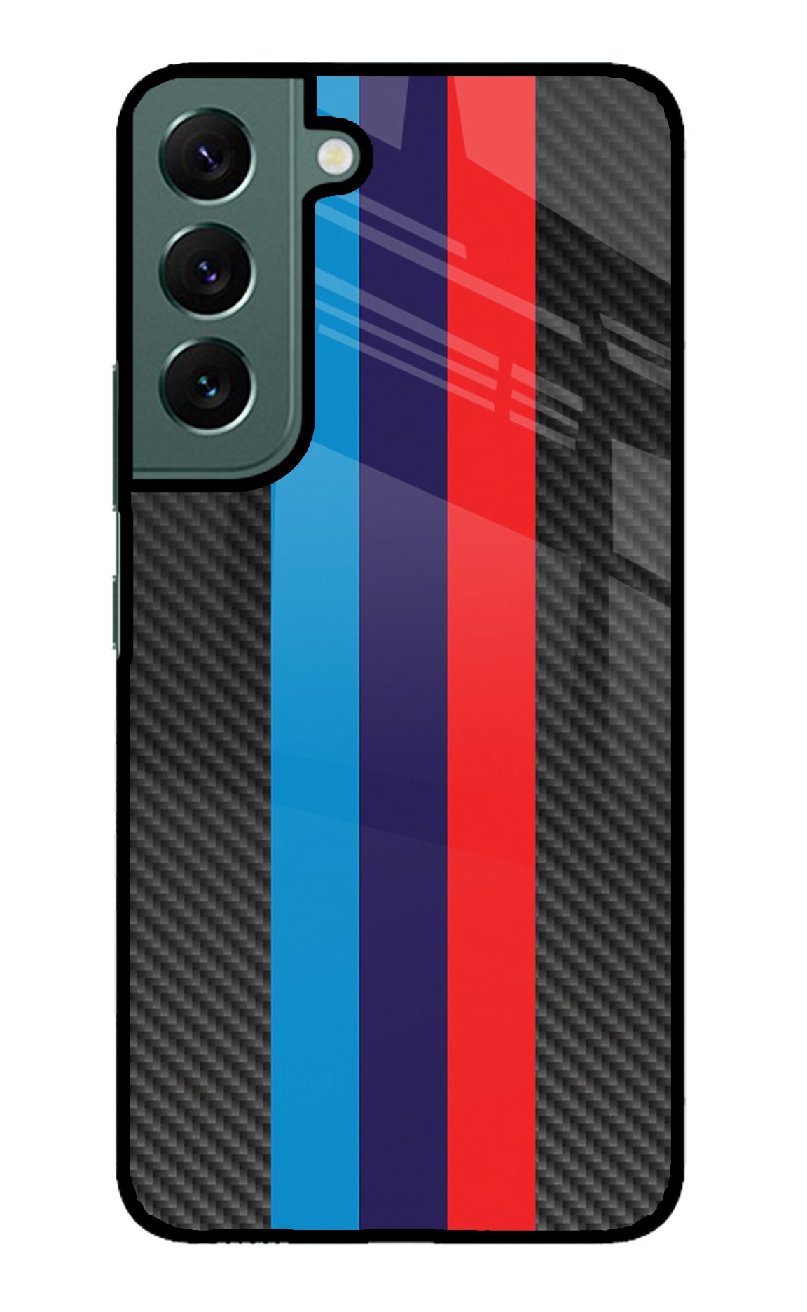 BMW Stripes Pattern Samsung S22 Glass Case