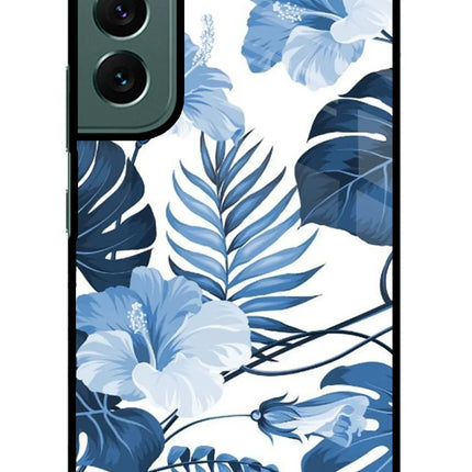 Fabric Art Samsung S22 Glass Case