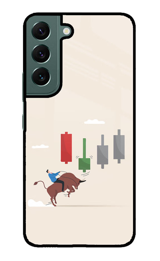 Bull Trading Momentum Samsung S22 Glass Case