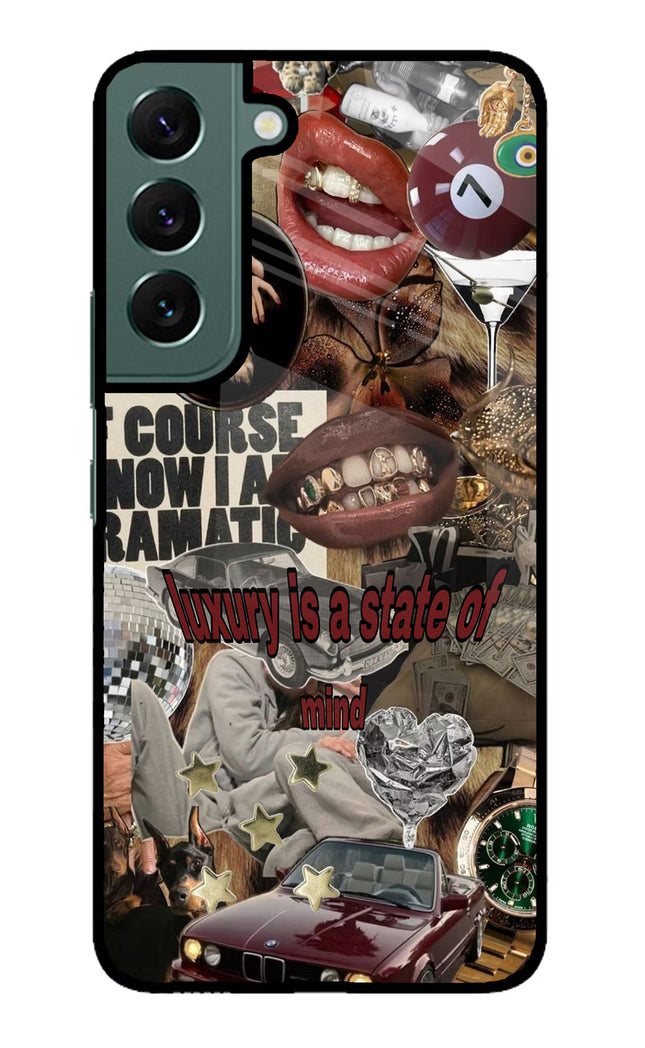 Luxury Samsung S22 Glass Case