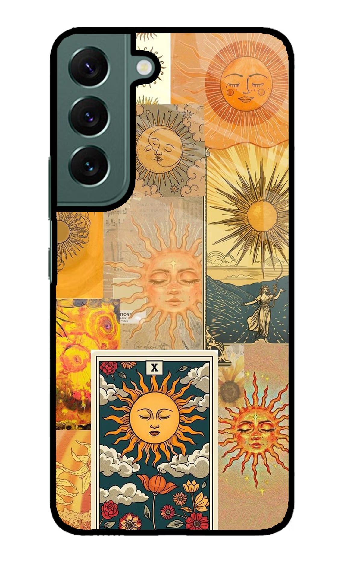 Sun Samsung S22 Glass Case