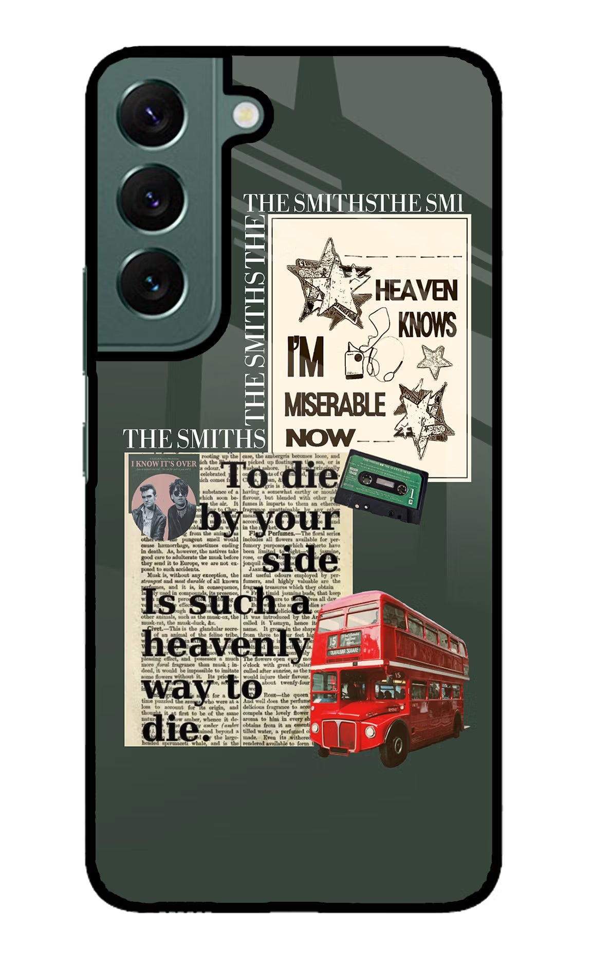 The Smiths Samsung S22 Glass Case Back Cover by Casekaro