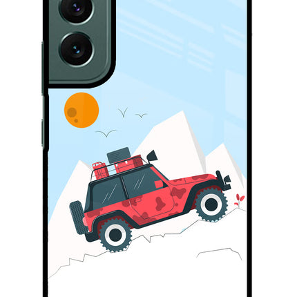 Mountain Trail Beast Samsung S22 Glass Case