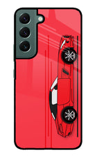 Red Velocity Samsung S22 Glass Case