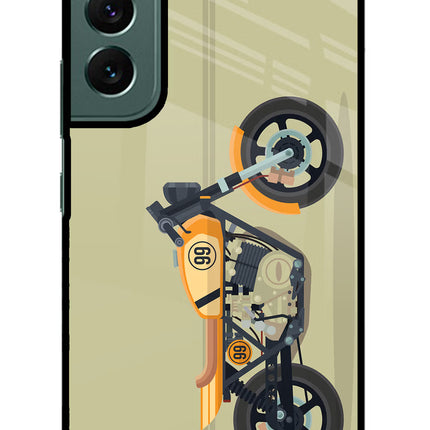 Vertical Speedster Samsung S22 Glass Case