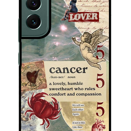 Cancer Zodiac Samsung S22 Glass Case