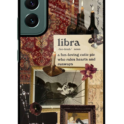Libra Zodiac Samsung S22 Glass Case