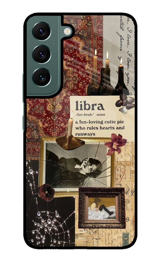 Libra Zodiac Samsung S22 Glass Case