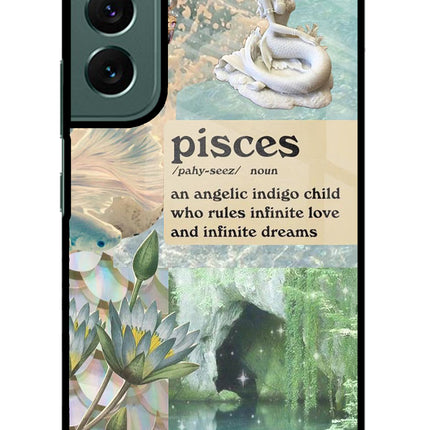 Pisces Zodiac Samsung S22 Glass Case