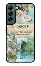 Pisces Zodiac Samsung S22 Glass Case
