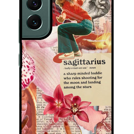 Sagittarius Zodiac Samsung S22 Glass Case