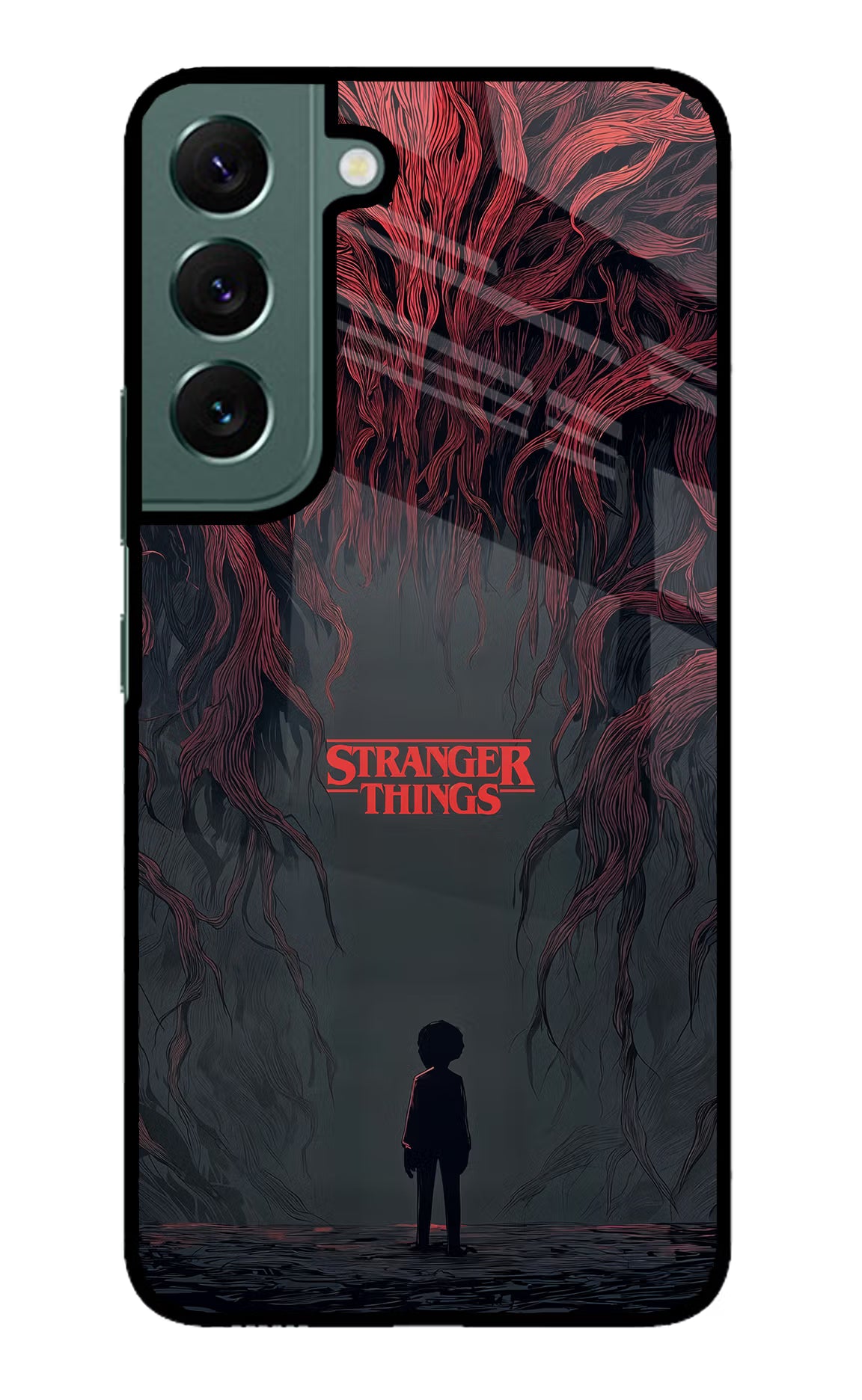 Ordinary Things Dark Side Samsung S22 Glass Case Back Cover by Casekaro