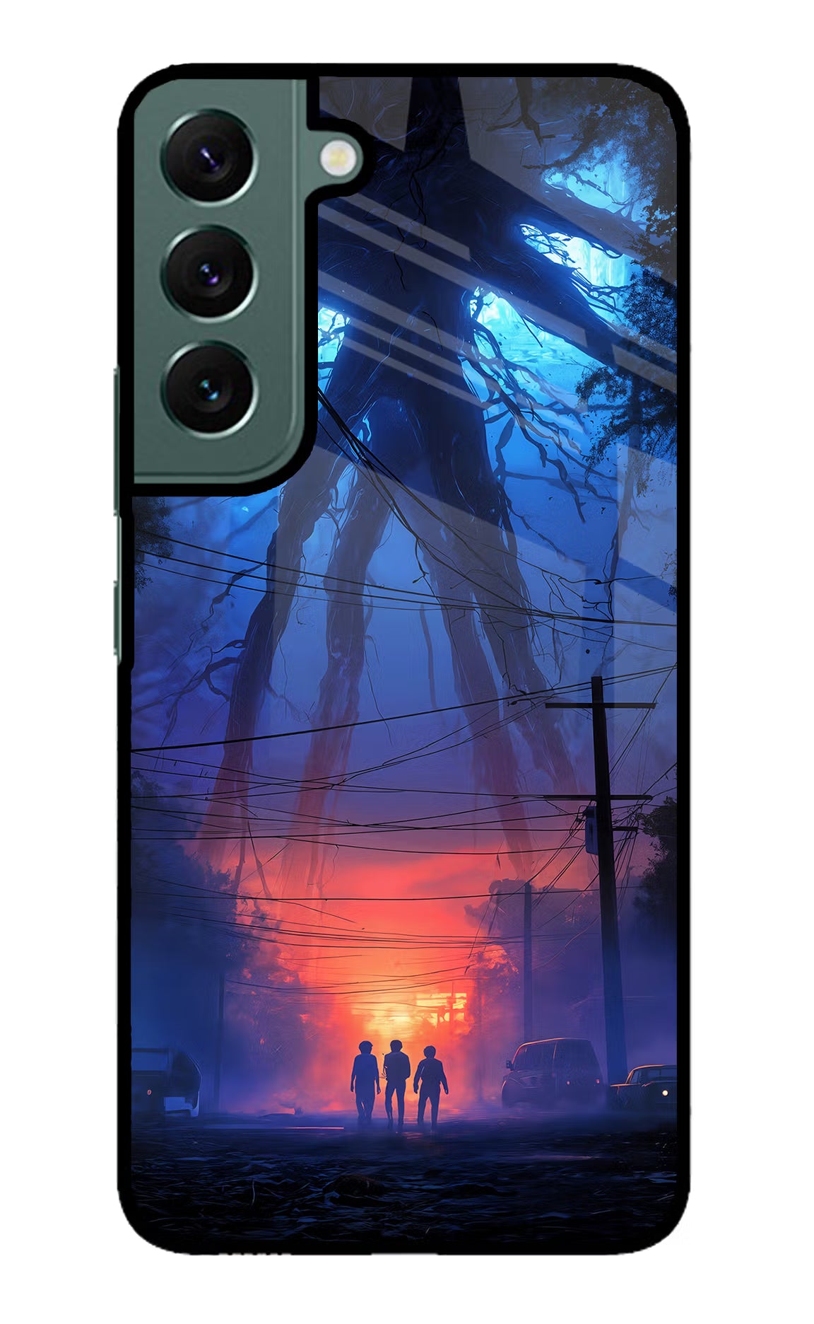 Ordinary Things Shadow Samsung S22 Glass Case Back Cover by Casekaro