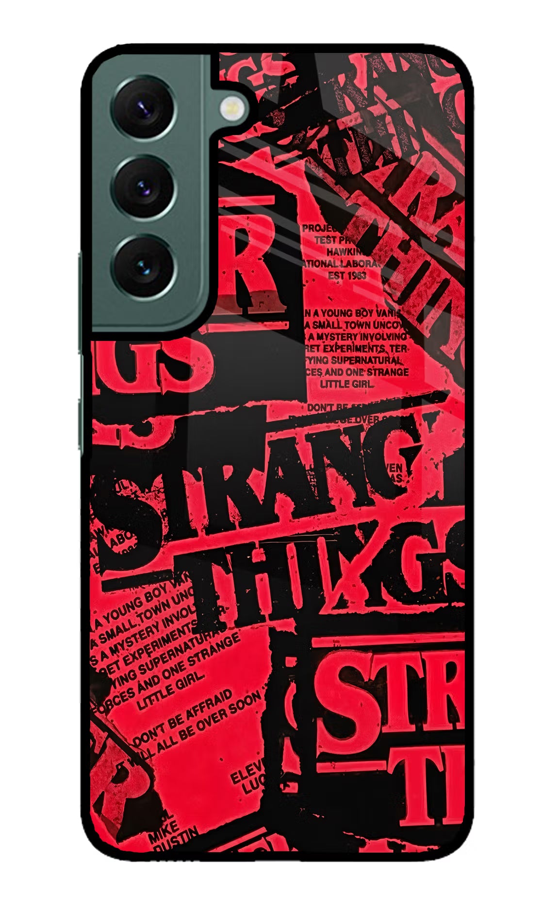 Ordinary Things Samsung S22 Glass Case Back Cover by Casekaro