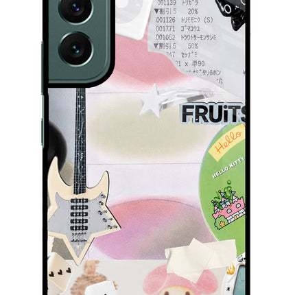 Softcore case Samsung S22 Glass Case