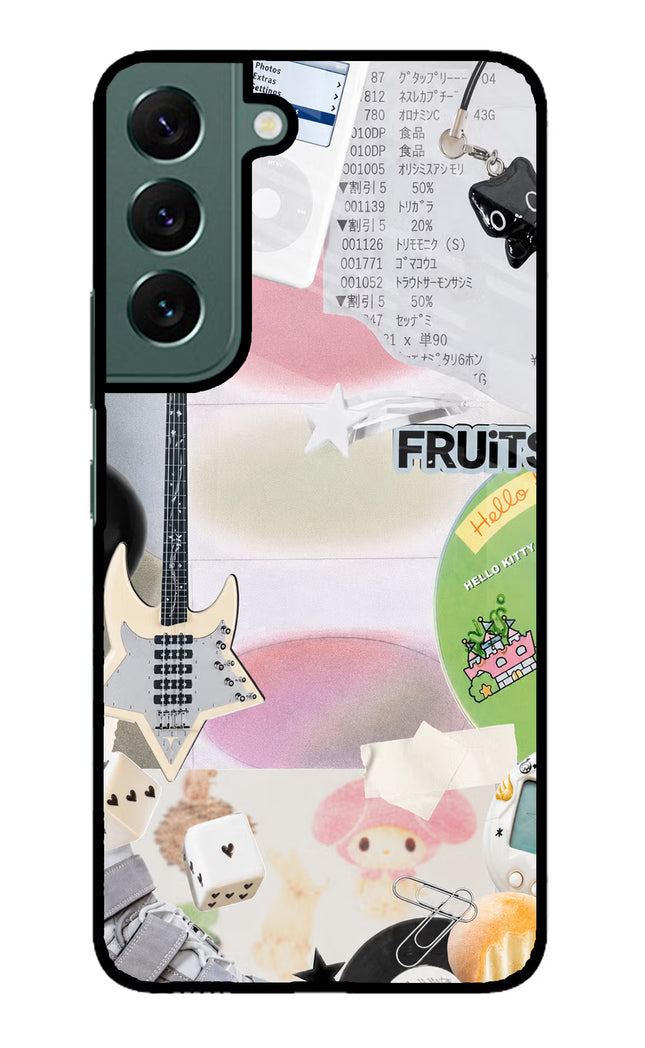 Softcore case Samsung S22 Glass Case