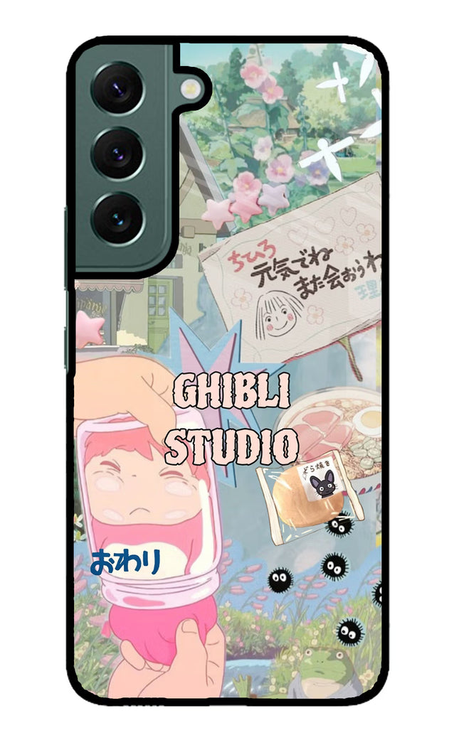 Studio Ghibli Samsung S22 Glass Case