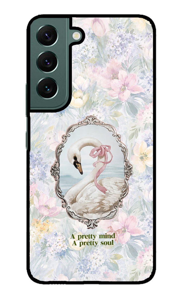 Pretty Mind Pretty Soul Samsung S22 Glass Case