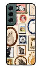 Mirror Cats Samsung S22 Glass Case