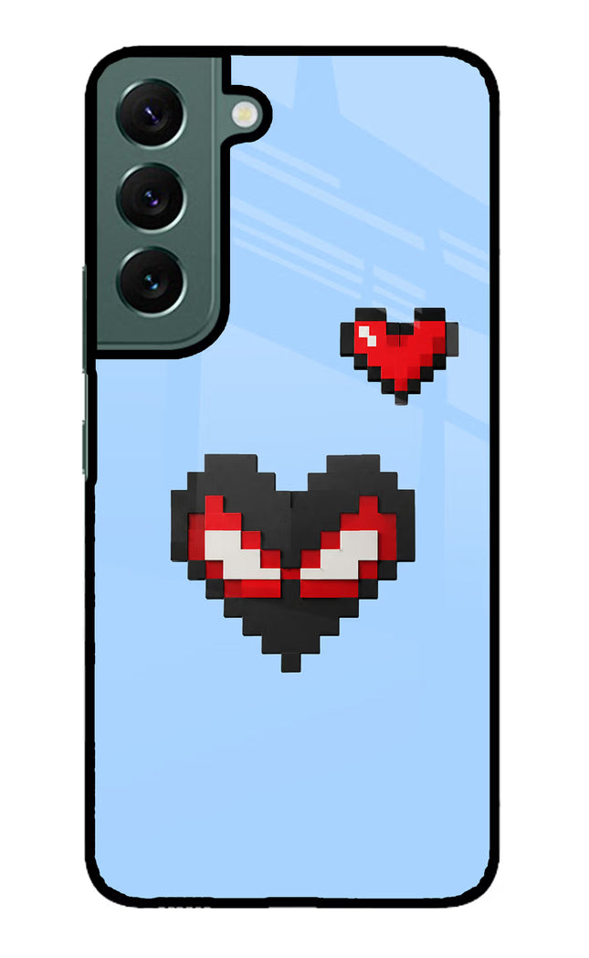 Peter Heart Samsung S22 Glass Case