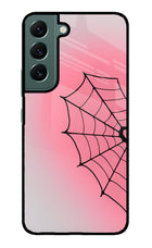 Pink Web Samsung S22 Glass Case