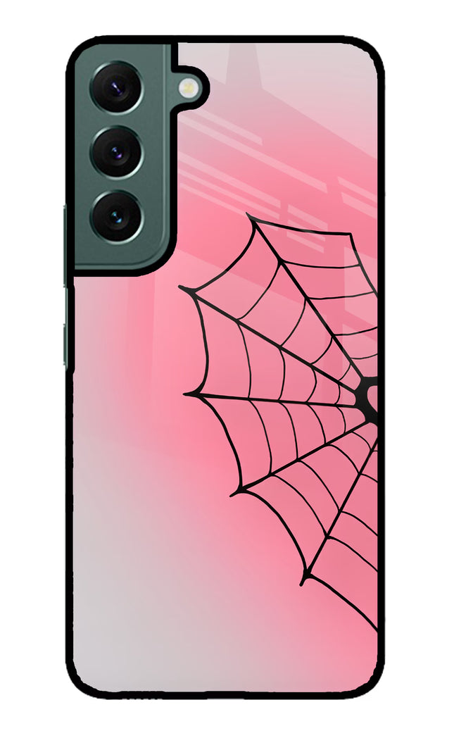 Pink Web Samsung S22 Glass Case