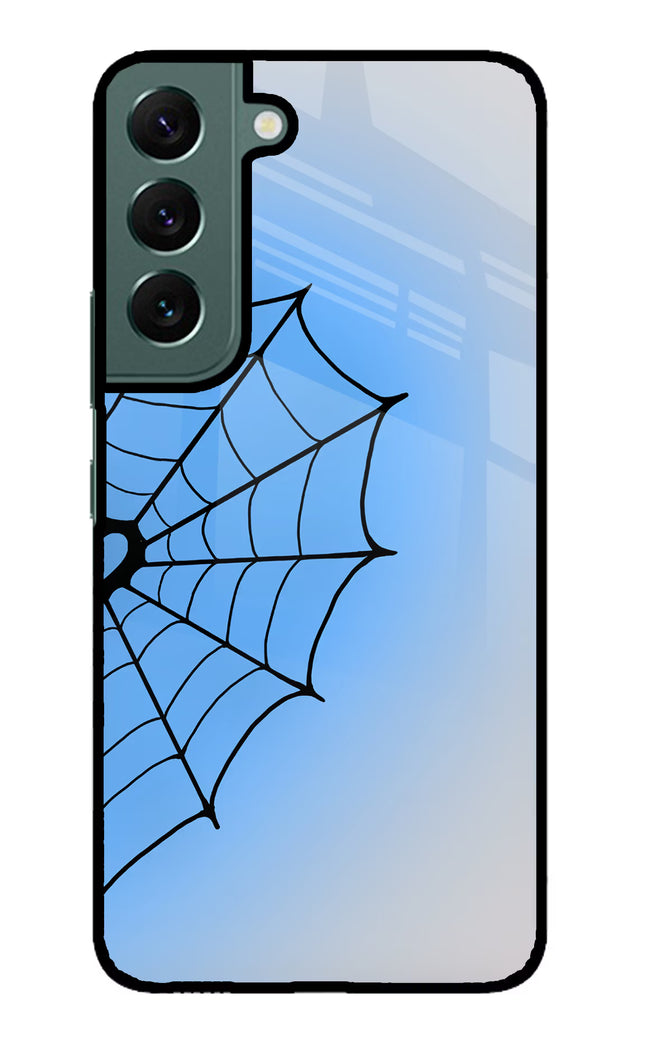 Blue Web Samsung S22 Glass Case