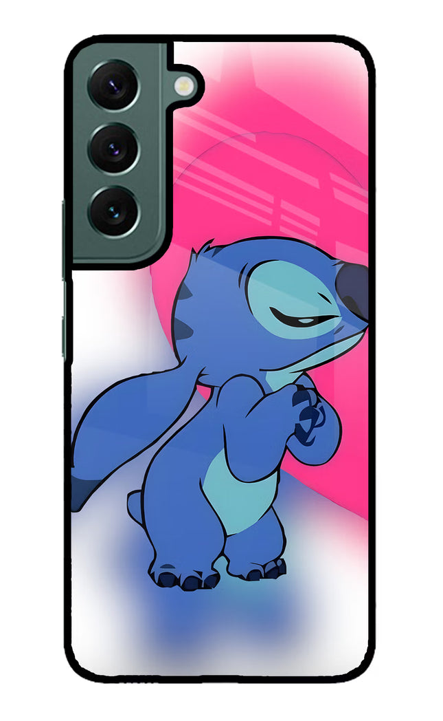Stitch Hug Samsung S22 Glass Case