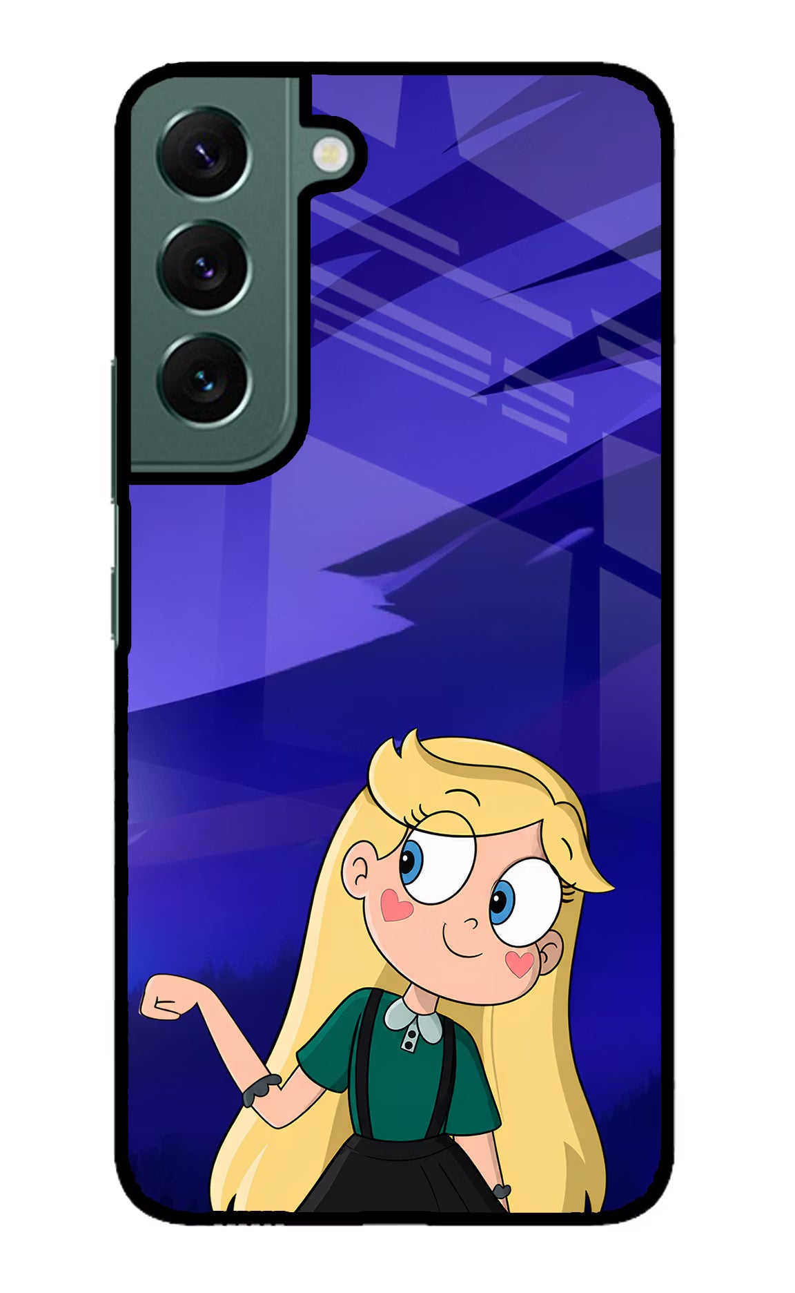Star Glow Samsung S22 Glass Case