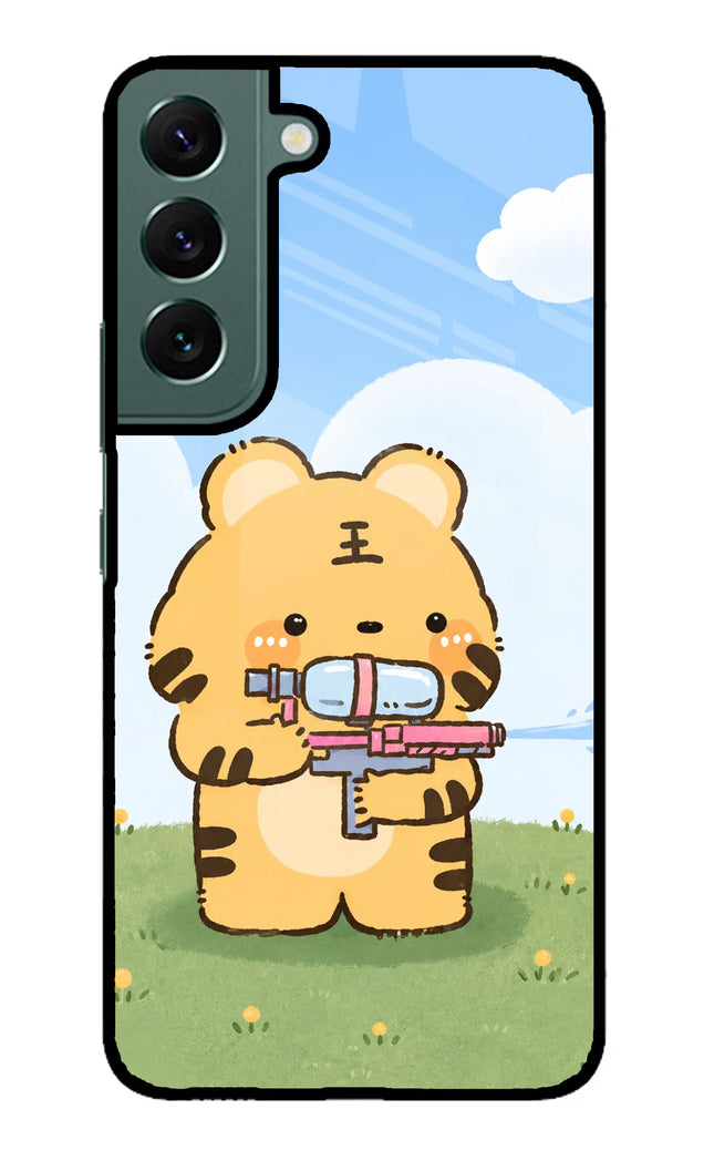 Tiger Treat Samsung S22 Glass Case