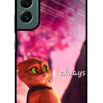 Always Cat Samsung S22 Glass Case