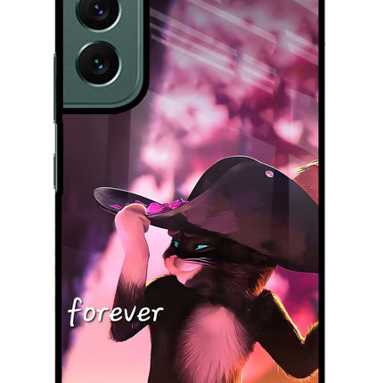 Forever Cat Samsung S22 Glass Case